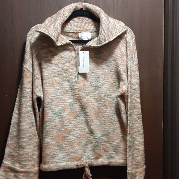 NWT Anthropologie Line & Dot Ines Sweater - Picture 4 of 9